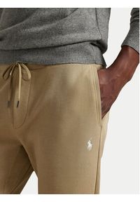 Polo Ralph Lauren Spodnie dresowe 710881518082 Beżowy Regular Fit. Kolor: beżowy. Materiał: bawełna #4