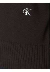 Calvin Klein Jeans Sweter J20J221964 Czarny Relaxed Fit. Kolor: czarny. Materiał: bawełna #4