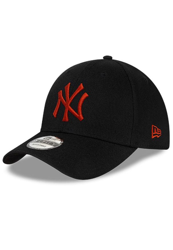 Czapka New Era 9Forty New York Yankees 60565099 - czarna. Kolor: czarny. Materiał: bawełna, materiał. Styl: klasyczny