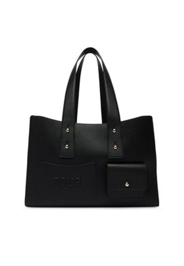 Tous - TOUS Torebka 2002373551 Czarny. Kolor: czarny. Materiał: skórzane