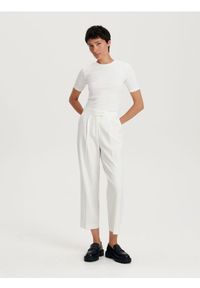 Reserved - Garniturowe spodnie - wielobarwny. Materiał: tkanina, wiskoza #1