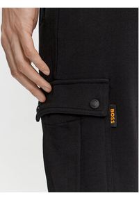 BOSS - Boss Spodnie dresowe Seteam 50507886 Czarny Relaxed Fit. Kolor: czarny. Materiał: bawełna, dresówka #3