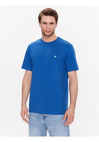 United Colors of Benetton - United Colors Of Benetton T-Shirt 3MI5J1AF7 Niebieski Regular Fit. Kolor: niebieski. Materiał: bawełna #1