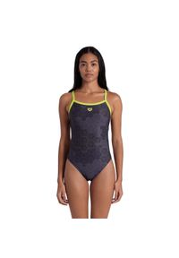 Damski kostium kąpielowy 1-częściowy Arena Kikko Challe. Kolor: zielony #1