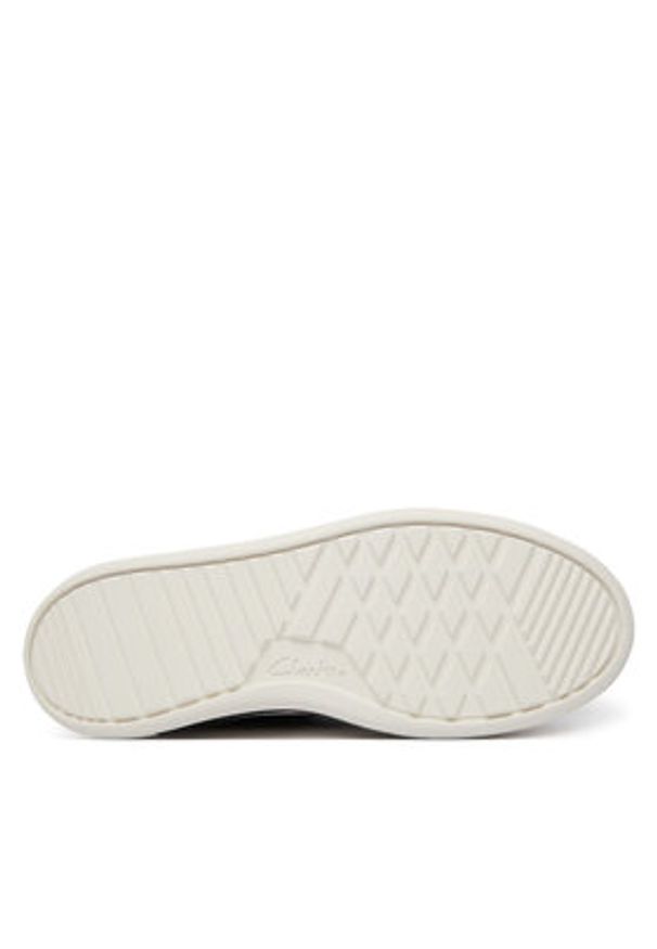 Clarks Sneakersy Hollyrose Zip 26185913 Czarny. Kolor: czarny. Materiał: skóra