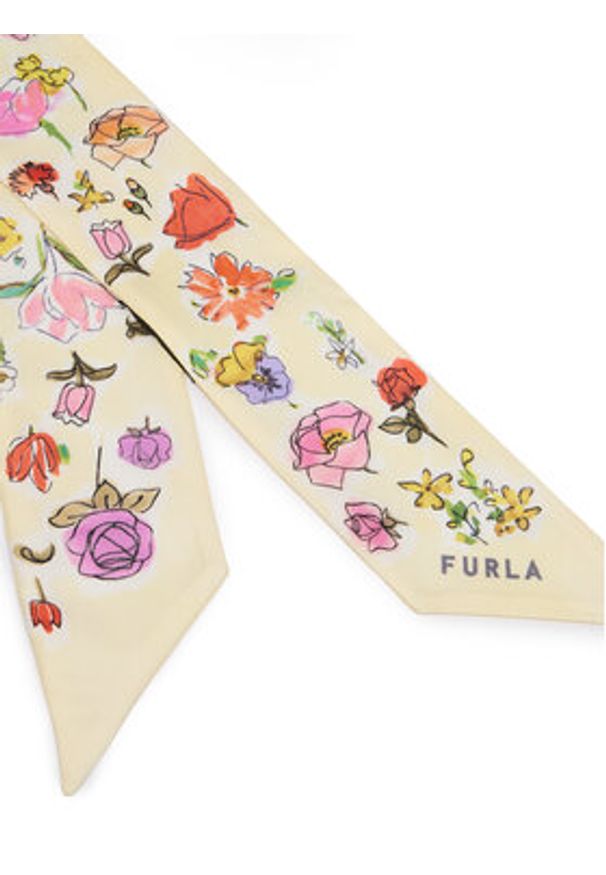 Furla Apaszka WT00022 BX3853 3700S Żółty. Kolor: żółty. Materiał: jedwab