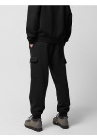 outhorn - Spodnie dresowe joggery męskie - czarne. Kolor: czarny. Materiał: dresówka