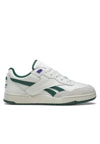 Buty do chodzenia męskie Reebok BB 4000 II. Zapięcie: sznurówki. Kolor: biały. Materiał: guma, materiał, skóra, tkanina. Szerokość cholewki: normalna. Sport: turystyka piesza