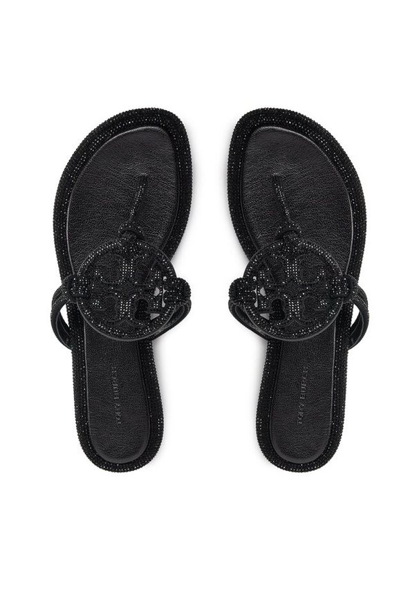 Japonki Tory Burch. Kolor: czarny