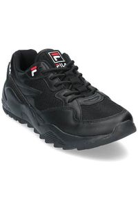 Buty do chodzenia męskie Fila 101058712V. Zapięcie: sznurówki. Kolor: czarny. Materiał: materiał, syntetyk, tkanina. Szerokość cholewki: normalna. Sport: turystyka piesza