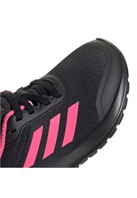 Adidas - Buty adidas Tensaur Run 2.0 Jr IF0350 czarne. Zapięcie: sznurówki. Kolor: czarny. Materiał: materiał, syntetyk. Szerokość cholewki: normalna. Sport: bieganie #4