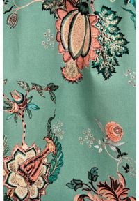 Marie Zélie - Spódnica Helle niebieska w kwiaty. Kolor: niebieski. Materiał: bawełna, wiskoza, materiał, elastan. Wzór: kwiaty #6