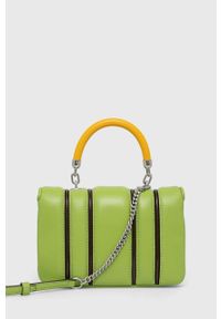 Tory Burch torebka skórzana kolor zielony. Kolor: zielony. Materiał: skórzane. Rodzaj torebki: na ramię #2