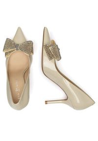 Eva Minge Czółenka ANEMONE-V1892-116-2 Beżowy. Kolor: beżowy. Materiał: skóra, lakier #6