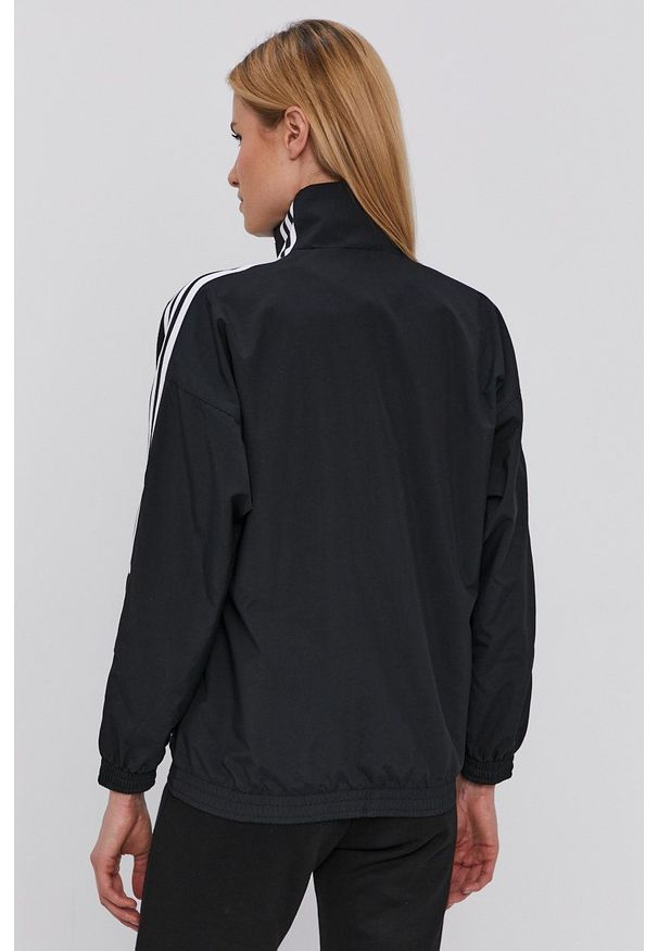 adidas Originals Kurtka damska kolor czarny przejściowa. Okazja: na co dzień. Kolor: czarny. Styl: casual