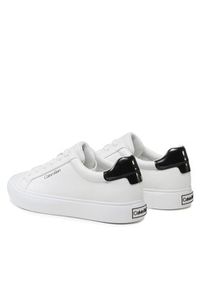 Calvin Klein Sneakersy Vulc Lace Up HW0HW01681 Biały. Kolor: biały. Materiał: skóra #5