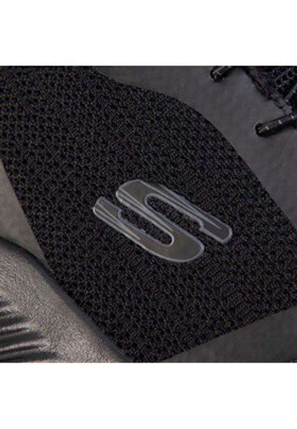 skechers - Skechers Sneakersy Bounder 52504/BBK Czarny. Kolor: czarny. Materiał: materiał