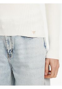 Guess Sweter W5YR08 Z0040 Biały Regular Fit. Kolor: biały. Materiał: syntetyk #4