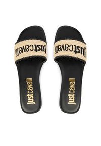 Just Cavalli Klapki 80RA3S80 ZSE60 Beżowy. Kolor: beżowy. Materiał: syntetyk #4