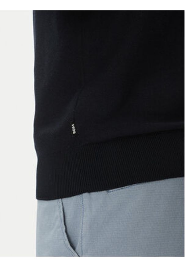 BOSS T-Shirt Jianfranco 50537642 Granatowy Regular Fit. Kolor: niebieski. Materiał: bawełna