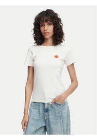 Hugo - HUGO T-Shirt Deloris 5 50571074 Biały Regular Fit. Kolor: biały. Materiał: bawełna #1