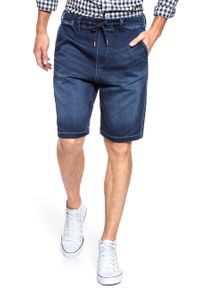 Mustang - SPODENKI MUSTANG Palm Beach Shorts Denim Blue 1009605 5000 842. Stan: podwyższony. Materiał: denim #5