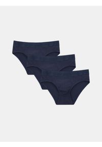 Sinsay - Bawełniane slipy 3 pack - granatowy. Kolor: niebieski. Materiał: bawełna #1