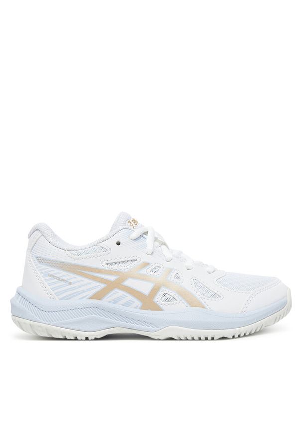 Buty halowe Asics. Kolor: biały