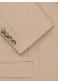 Pako Lorente - PAKO LORENTE – Beżowa marynarka garniturowa. Kolor: beżowy. Materiał: poliester, elastan, wiskoza. Wzór: gładki #3