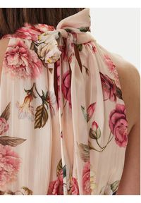 Guess Sukienka koktajlowa W6GKAE W2555 Beżowy Regular Fit. Kolor: beżowy. Materiał: syntetyk. Styl: wizytowy #4