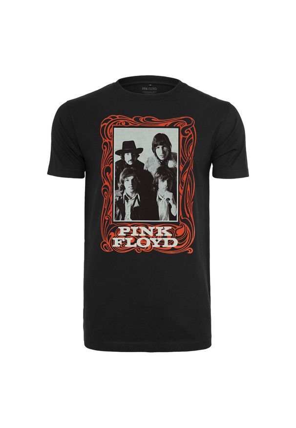 Urban Classics - Koszulka damska Urban Classic pink floyd logo. Kolor: czarny
