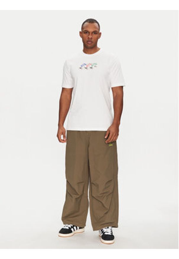 Adidas - adidas T-Shirt Roller JD0706 Biały Regular Fit. Kolor: biały. Materiał: bawełna