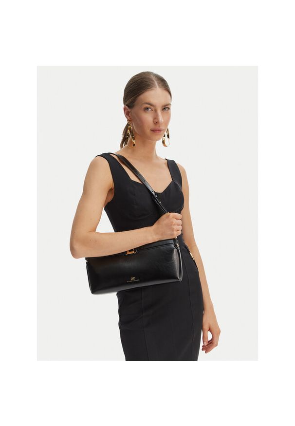 Torebka Elisabetta Franchi. Kolor: czarny