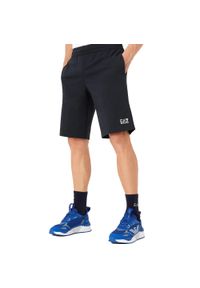 EA7 - Bermuda Core Identity Rozmiar S Niebieski - 8NPS02PJ05Z-1578. Kolor: niebieski. Materiał: bawełna, dzianina. Długość: krótkie. Sezon: lato #1