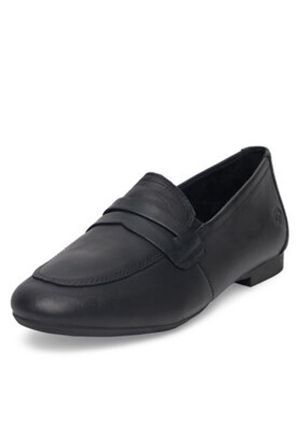 Remonte Lordsy D0K02-01 Czarny. Kolor: czarny. Materiał: skóra