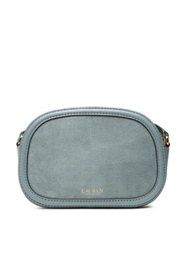 Lauren Ralph Lauren Torebka Jordynn 20 431883722002 Turkusowy. Kolor: turkusowy. Materiał: skórzane, zamszowe
