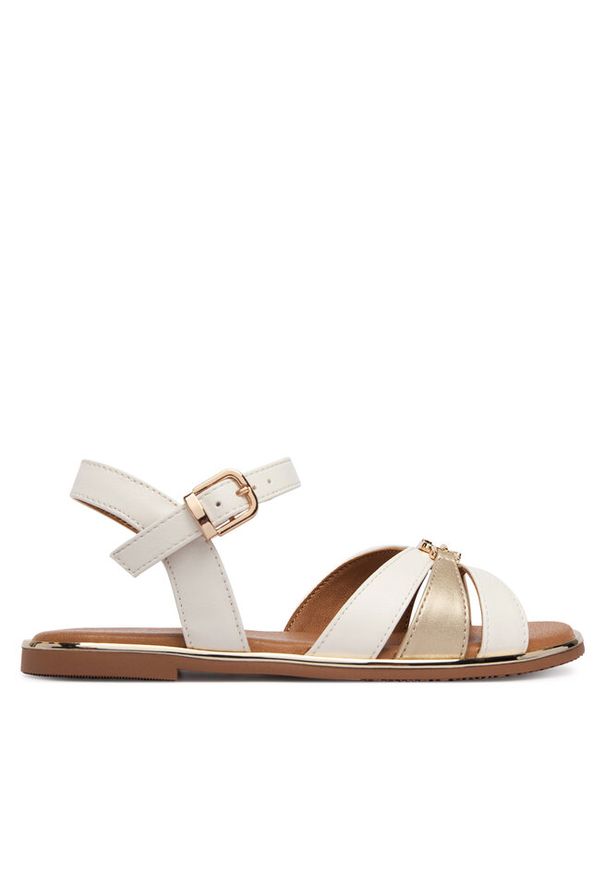 TOMMY HILFIGER - Sandały Tommy Hilfiger. Kolor: biały