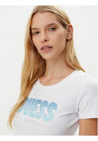 Guess T-Shirt W5GI14 J1314 Biały Regular Fit. Kolor: biały. Materiał: bawełna