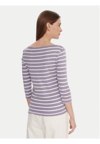 TOMMY HILFIGER - Tommy Hilfiger Bluzka WW0WW40589 Fioletowy Regular Fit. Kolor: fioletowy. Materiał: bawełna #4