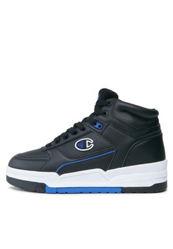 Champion Sneakersy Rebound Heritage Mid Mid Cut Shoe S22132-KK010 Czarny. Kolor: czarny. Materiał: skóra