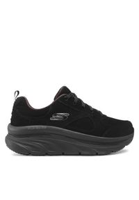 skechers - Skechers Sneakersy Pure Pleasure 149318/BBK Czarny. Kolor: czarny. Materiał: skóra