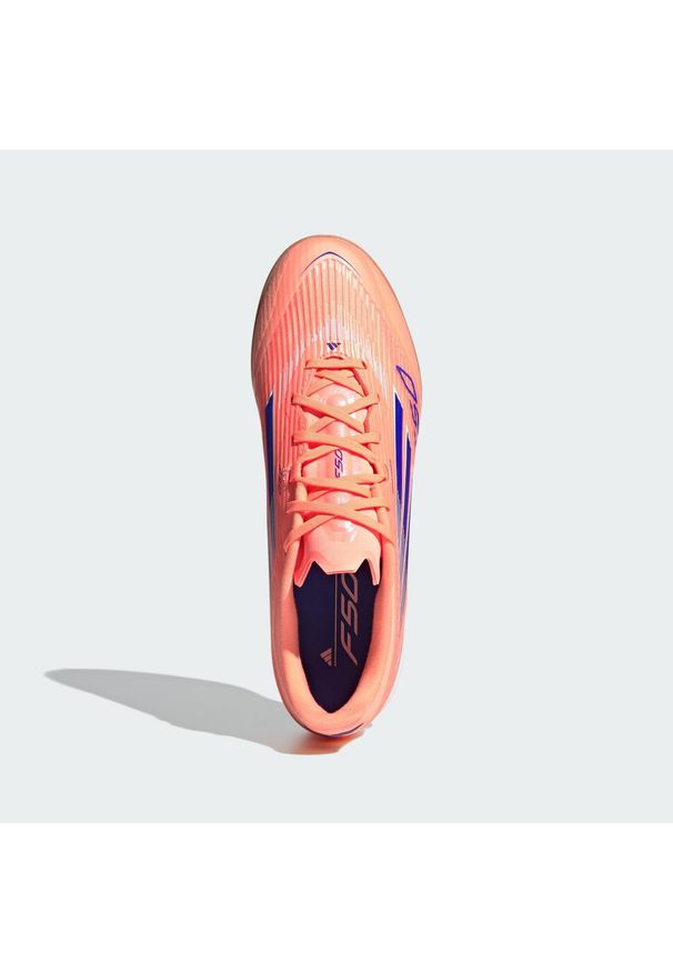 Adidas - Buty F50 League Indoor. Kolor: wielokolorowy, niebieski, biały, pomarańczowy. Sport: piłka nożna