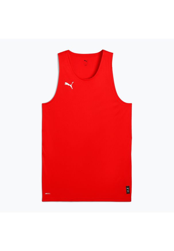 Puma - Koszulka piłkarska męska PUMA teamJAWS Starter Jersey. Kolor: czerwony. Materiał: jersey. Sport: piłka nożna