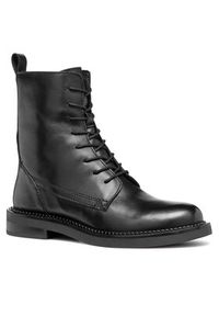 Geox Botki D Serilda D46WYG 00043 C9999 Czarny. Kolor: czarny. Materiał: skóra