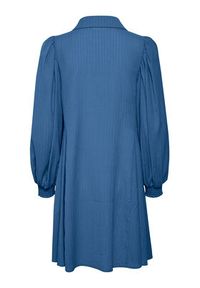 Karen by Simonsen Sukienka koszulowa FrostyKB 10104237 Niebieski A-Line Fit. Kolor: niebieski. Materiał: wiskoza. Typ sukienki: koszulowe