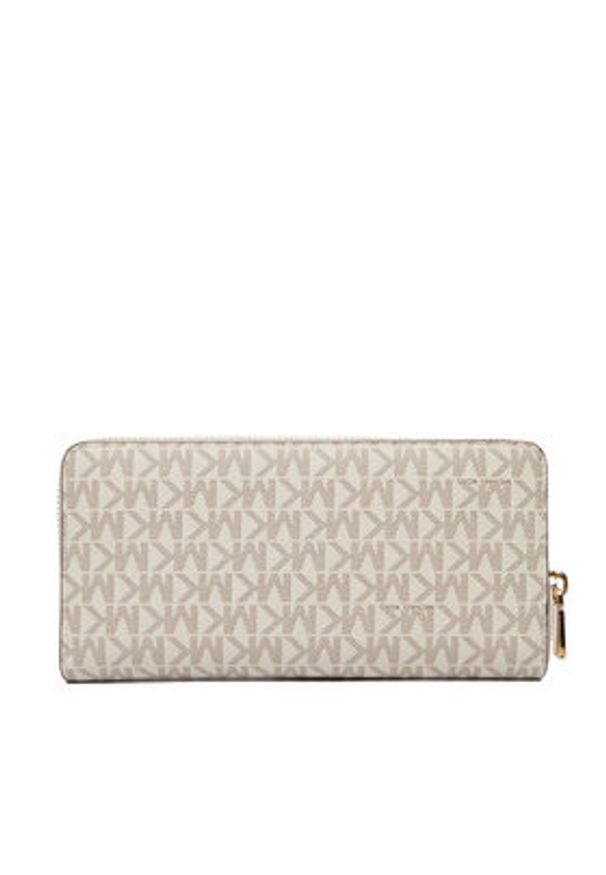 MICHAEL Michael Kors Portfel Jet Set 32F5GJ6T7B Kremowy. Kolor: kremowy. Materiał: skóra