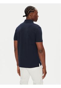 Calvin Klein Jeans Polo LV040EM269 Granatowy Regular Fit. Typ kołnierza: polo. Kolor: niebieski. Materiał: bawełna