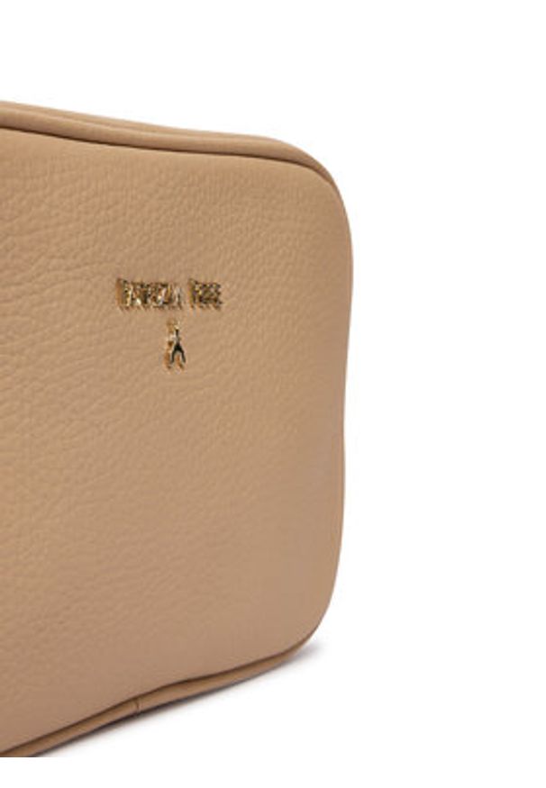 Patrizia Pepe Torebka CB0071/L001 Beżowy. Kolor: beżowy. Materiał: skórzane