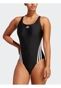 Adidas - adidas Strój kąpielowy adidas 3-Stripes Swimsuit IB5986 Czarny. Kolor: czarny. Materiał: syntetyk #1