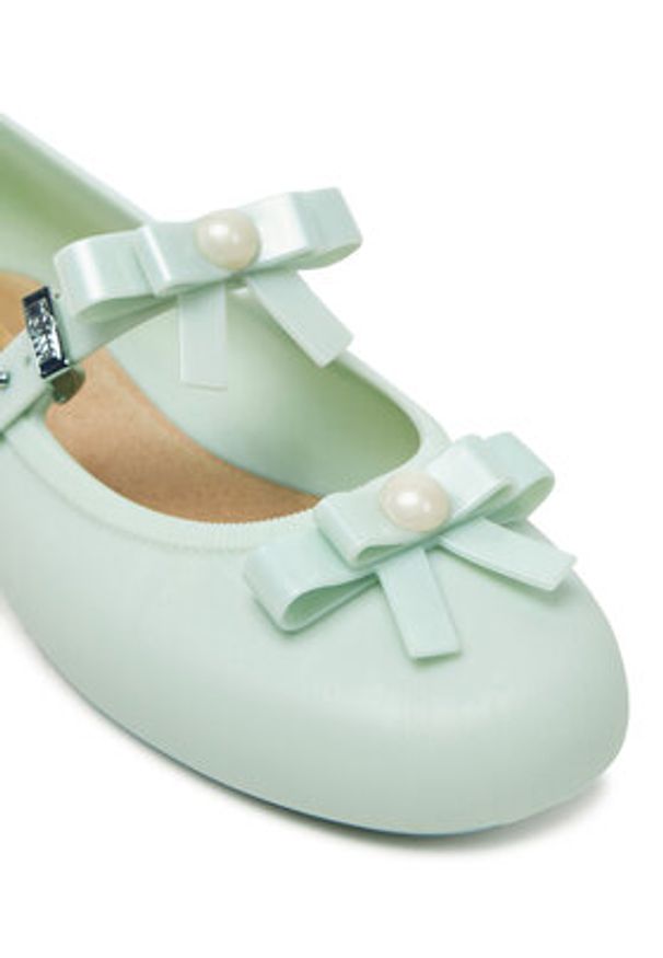 melissa - Melissa Baleriny Melissa Soft Ballerina Bow Ad M 35971 Zielony. Kolor: zielony